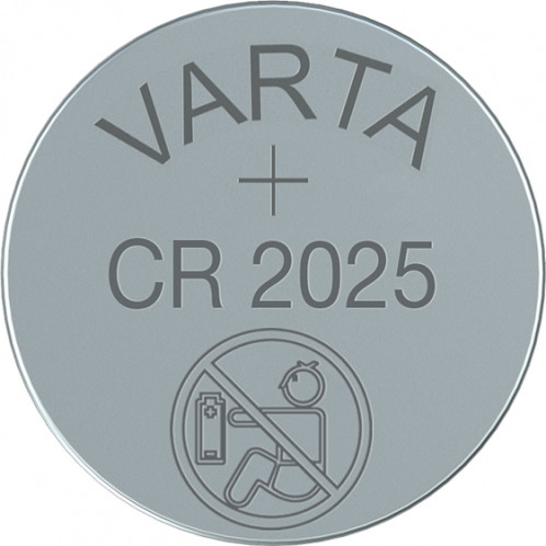 1x5 Varta electronic CR 2025 Pile bouton lithium06025 101 415 866924-32