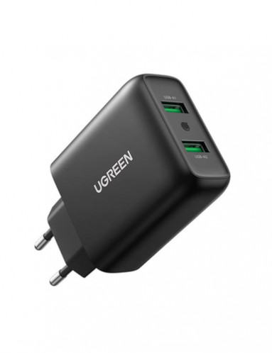 UGREEN Dual USB-A QC 3.0 36W Wall Charger 752719-33