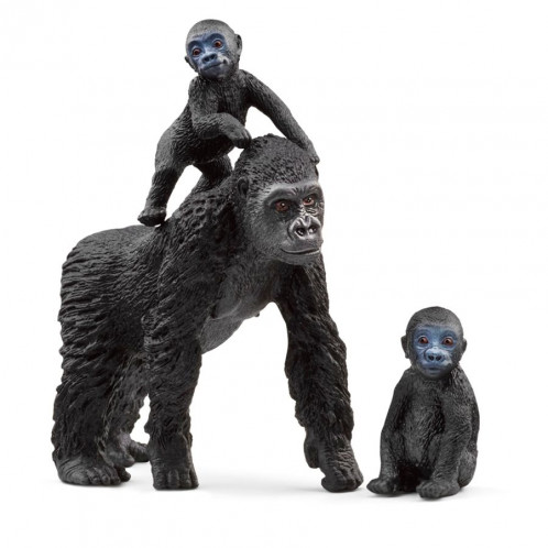 Schleich Animaux sauvages 42601 Famille de gorilles des plaines 792640-36