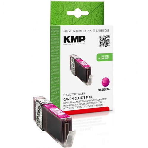 KMP C107MX magenta, compatible avec Canon CLI-571 XL M 238968-33