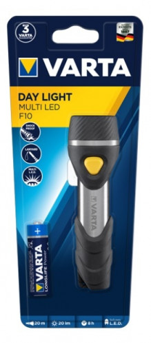 Varta Day Light Multi LED F10 lampe de poche avec 5 x 5mm LEDs 453917-33