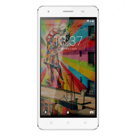 Konrow Link 50 Smartphone 4G LTE Android 6.0 Ecran 5'' 8Go Double Sim Blanc KL50_WHI-31