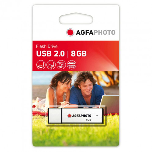 AgfaPhoto USB 2.0 argent 8GB 372162-31