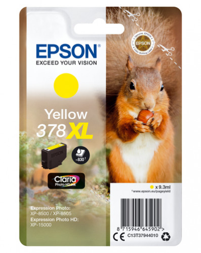 Epson jaune Claria Photo HD 378 XL T 3794 322961-34