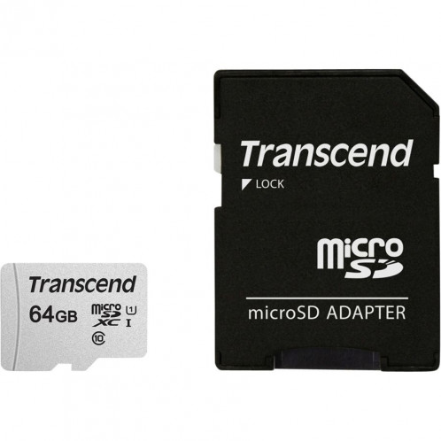 Transcend microSDXC 300S-A 64GB Class 10 UHS-I U1 426029-32
