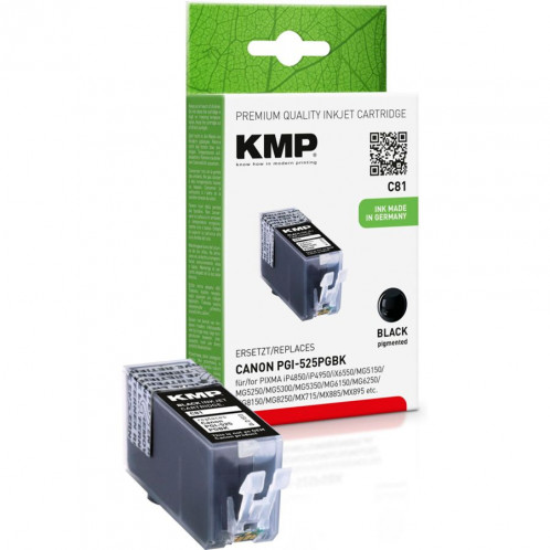 KMP C81 noir compatible avec PGI-525 PGBK 538174-33