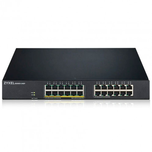 Zyxel GS1900-24EP 24-Port Switch, 12 PoE+ Ports 788314-34