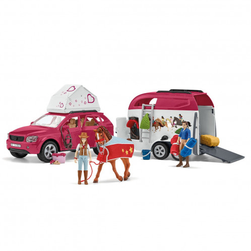 Schleich Club hippique 42535 Voyage équestre en voiture/remor 628014-32