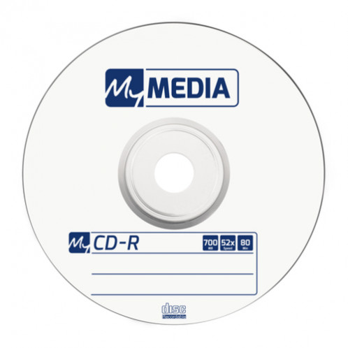 1x10 MyMedia CD-R 80 / 700MB 52x Speed Wrap 582185-35