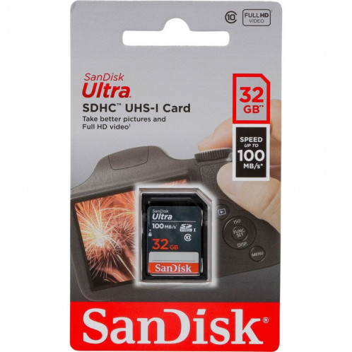 SanDisk Ultra Lite SDHC 32GB 100MB/s SDSDUNR-032G-GN3IN 722766-31