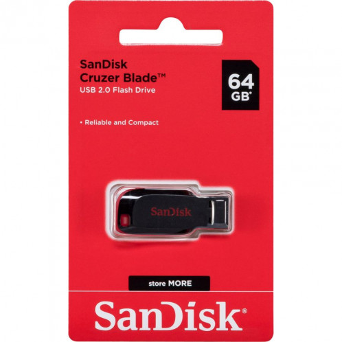 SanDisk Cruzer Blade 64GB SDCZ50-064G-B35 730081-33