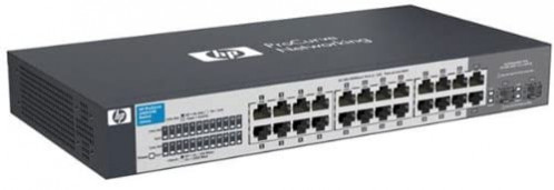 Hewlett Packard Enterprise HPE OfficeConnect 1410 24G Switch unmanaged 22 x 10/100/1000 + 2 x shared SFP desktop, rack-mountable, wall-mountable XP2131012G5279-34
