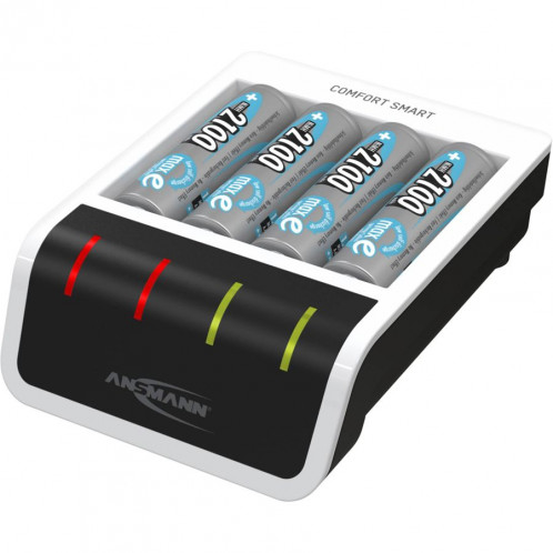 Ansmann Comfort Smart chargeur + 4 AA Mignon 2100mAh 561535-36