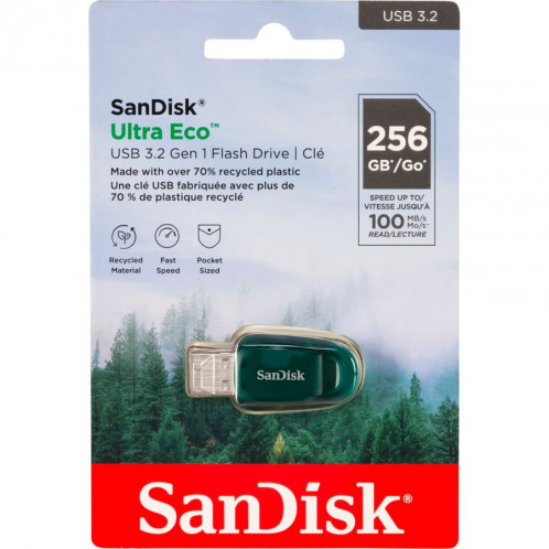 SanDisk Ultra Eco Drive 256GB USB 3.2 100MB/s SDCZ96-256G-G46 752915-31