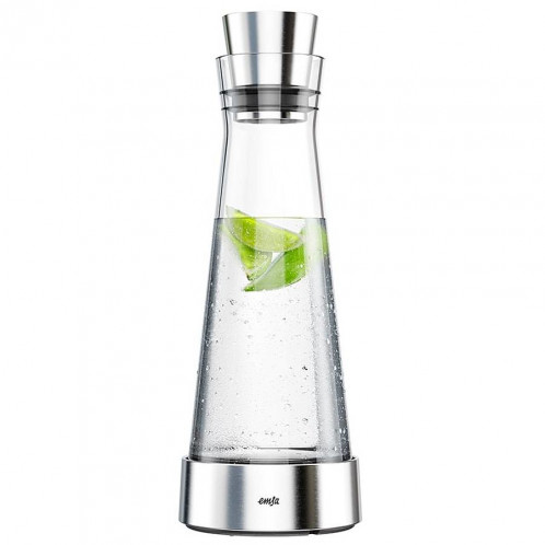 Emsa Flow Slim Carafe de frigo verre 1,0l 514233 487272-32