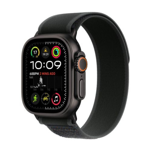Apple Watch Ultra 2 GPS + Cellular 49mm Titanium case with Trail Band Black M/L EU MX4V3 DP62900662-31
