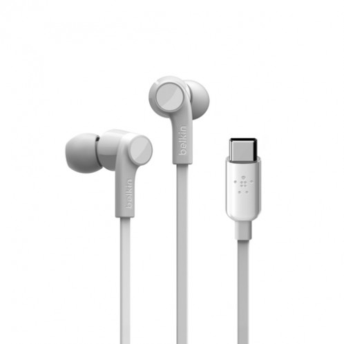 Belkin Rockstar In-Ear Evouteurs USB-C Connecteur ws.G3H0002btWHT 500950-36