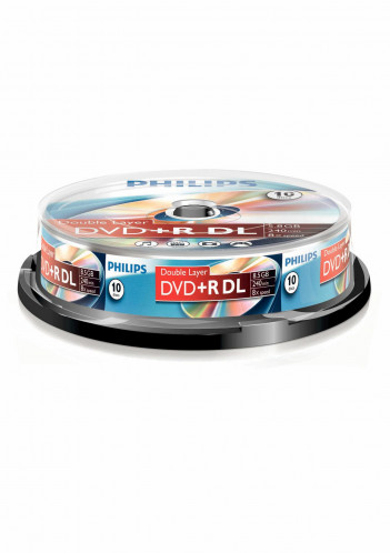 1x10 Philips DVD+R 8,5GB DL 8x SP 513536-32