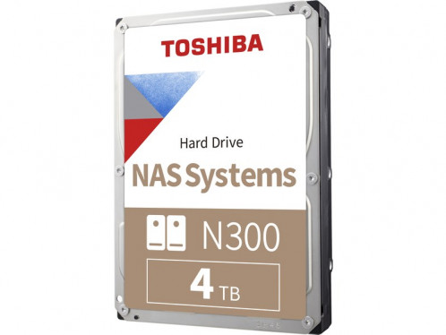 4 To Toshiba N300 SATA III 3,5" 7200 tr/min 256 Mo HDWG440UZSVA DDITOS0097-33