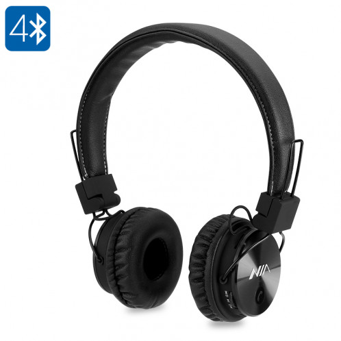 Écouteurs Bluetooth NIA X3 Pilotes HD 40mm, radio FM, emplacement pour carte SD, casque sans fil C9757-311