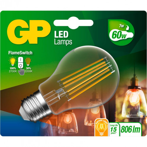 GP Lighting LED Bulbe E27 7W (60W) 806 lm GP 085317 505458-32