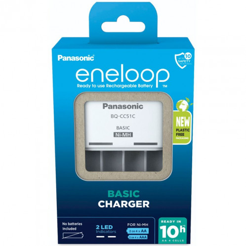 Panasonic Eneloop Basic Chargeur BQ-CC51E sans batteries 762736-34