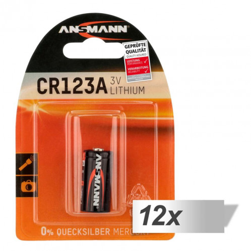 12x1 Ansmann CR 123 A 486915-32