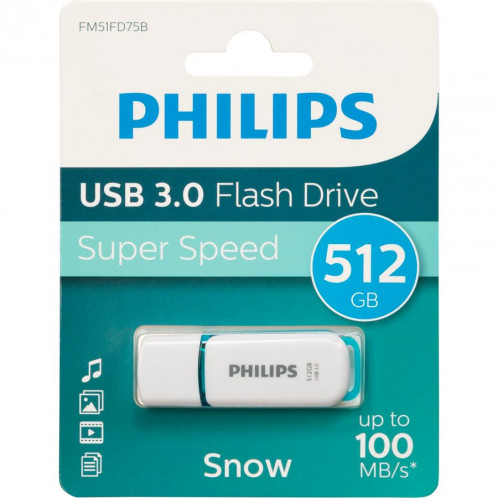Philips USB 3.0 512GB Snow Edition vert printemps 763975-31