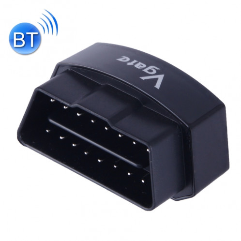 Vgate iCar3 Super Mini OBDII Bluetooth V3.0 outil de scanner de voiture, système d'exploitation Android de support, prise en charge de tous les protocoles OBDII (noir) SV554B-35