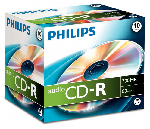 1x10 Philips CD-R 80Min Audio JC 513508-32