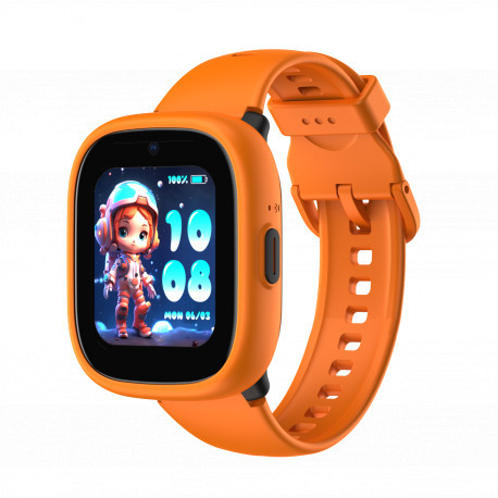 Lagenio K3 (Montre Connectée pour enfant 1.7'' Support Sim 4G) Orange LK3_OR-31