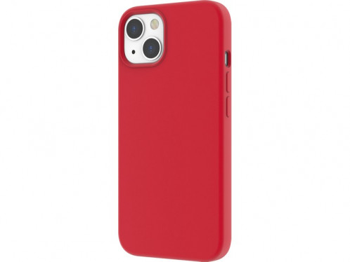 Coque iPhone 13 silicone magnétique (comp MagSafe) Rouge Novodio IPXNVO0238-33