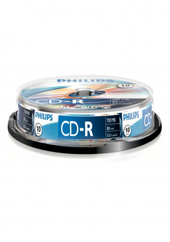 1x10 Philips CD-R 80Min 700MB 52x SP 513452-32