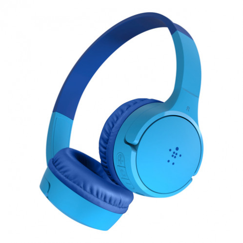 Belkin Soundform Mini-On-Ear Ecouteur enfant, bleu AUD002btBL 639053-36