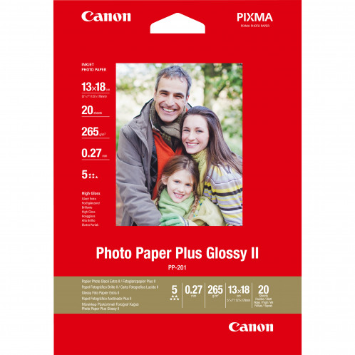 Canon PP-201 13x18 cm 20f. Papier photo plus Glossy II 275g 222516-32