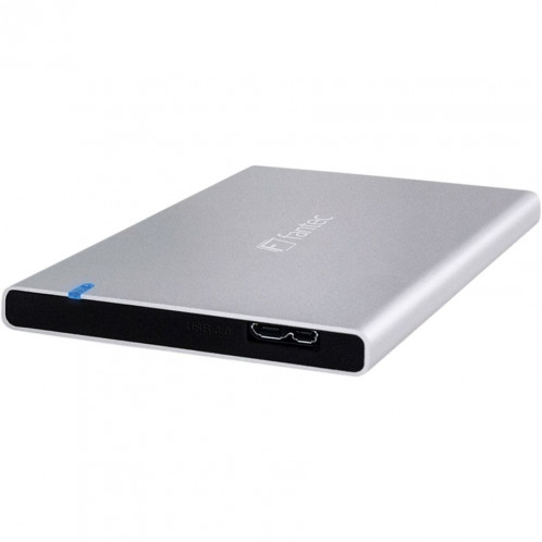 FANTEC ALU7MMU3 argent alu 2,5 SATA, USB 3.0, 7mm hauteur max. 224366-31