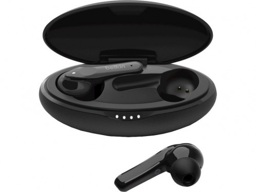 Belkin SoundForm Move Plus Noir Écouteurs True Wireless avec étui sans fil MICBLK0007-34