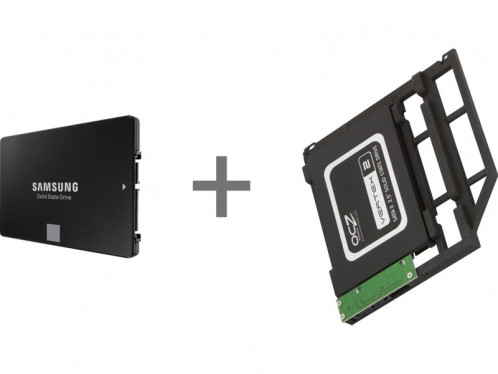 Kit d'installation second disque MacBook Pro Unibody Samsung 870 EVO 1 To DDISAM0166D-34