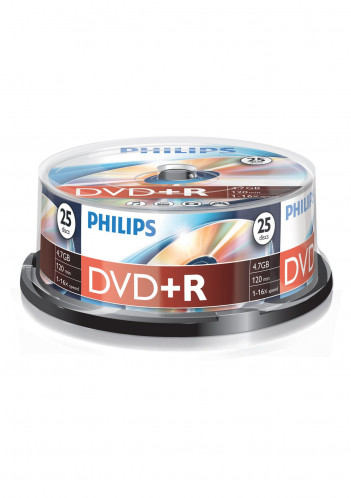 1x25 Philips DVD+R 4,7GB 16x SP 513571-32