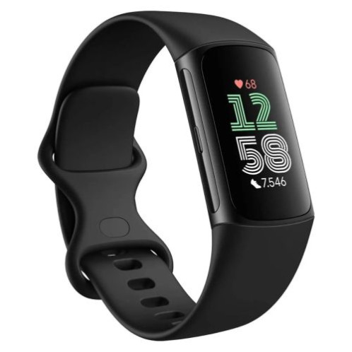 FitBit Charge 6 Advanced Fitness and Health Tracker, Obsidian EU DI8900743-31
