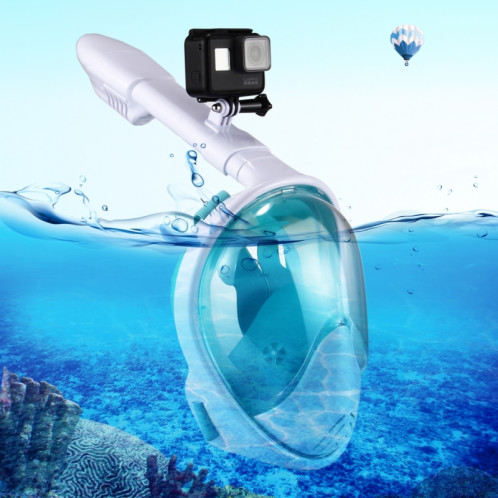 PULUZ 260mm Tube Water Sports Équipement de plongée Masque Snorkel complet pour GoPro HERO5 / 4/3 + / 3/2/1, L / XL Taille (Vert) SP205G2-38