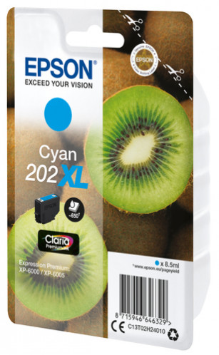 Epson cyan Claria Premium 202 XL T 02H2 322688-33