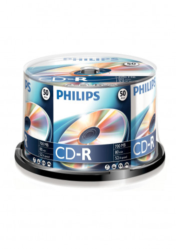 1x50 Philips CD-R 80Min 700MB 52x SP 513466-32