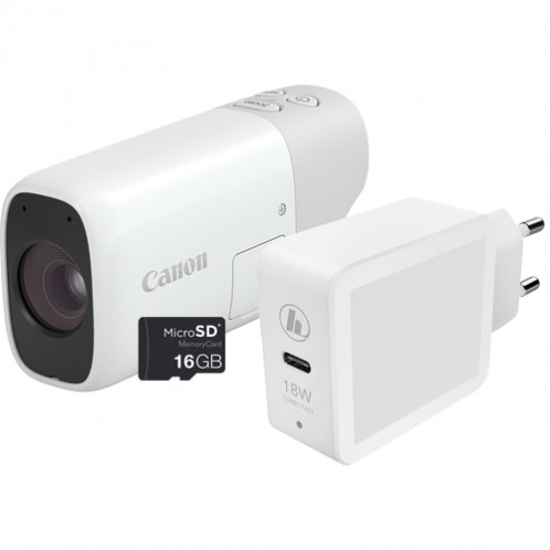 Canon PowerShot Zoom Essential Kit blanc 755708-316