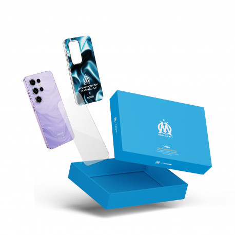 NEOW Safe Plus, Pack OM (Smartphone pour adolescent 6.6'' 128 Go, 4 Go RAM) Violet NPACK-OM_PPL-31