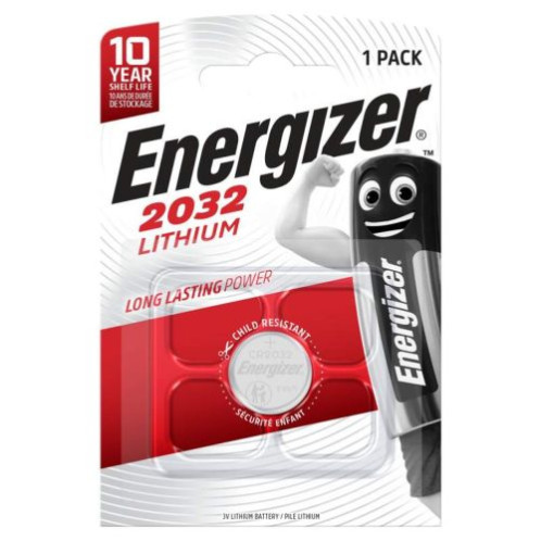 Energizer Battery (CR2032) Button Lithium (1 battery/ blister) 3V DN051357-31