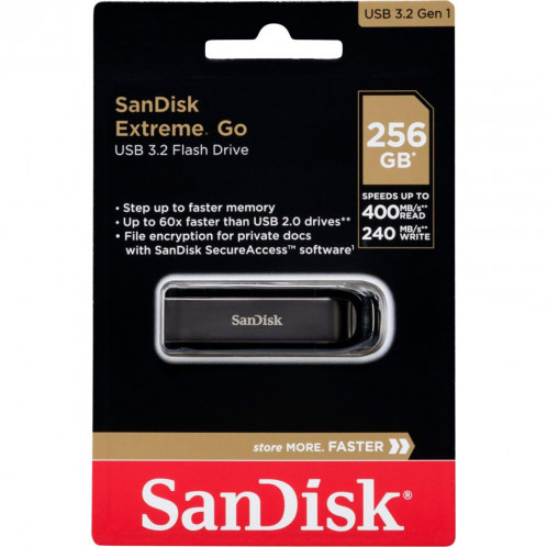 SanDisk Cruzer Extreme GO 256GB USB 3.2 SDCZ810-256G-G46 722150-33