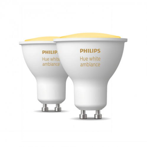 Philips Hue GU10 BT 5W 350lm Ambiance blanc, lot de 2 719665-32