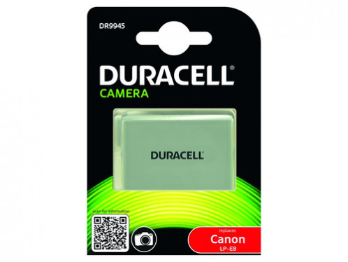 Duracell Li-Ion 1020 mAh pour Canon LP-E8 279428-35