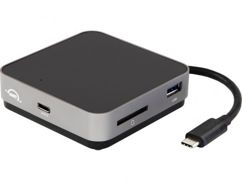 OWC USB-C Travel Dock v2 Gris Sidéral Dock USB-C de poche ACDOWC0049-34